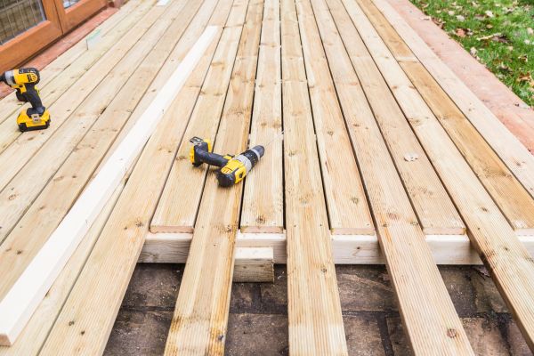Cost of Damaged Deck Boards Repair in Monroe Township