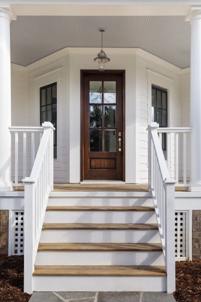 Stoop Railing Installation in Monroe Township
