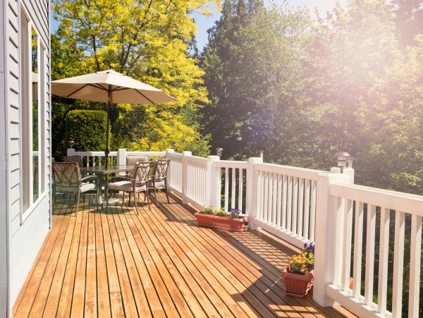 Cedar Deck Installation in Monroe Township