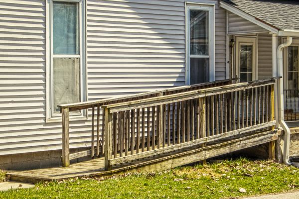 Porch Ramp Construction in Monroe Township