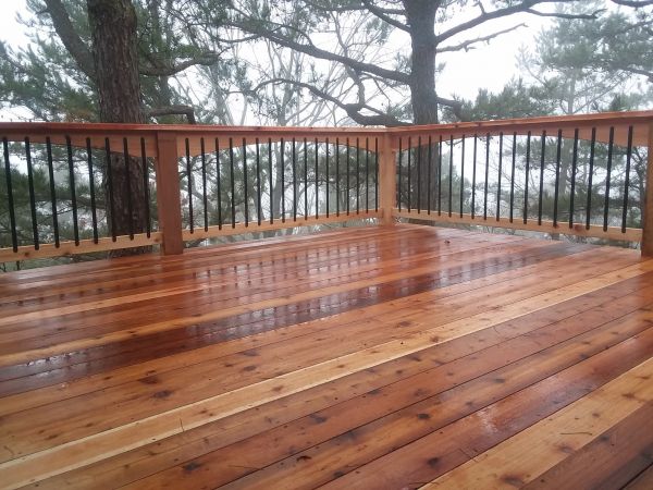 Cost of Cedar Deck Repair in Monroe Township