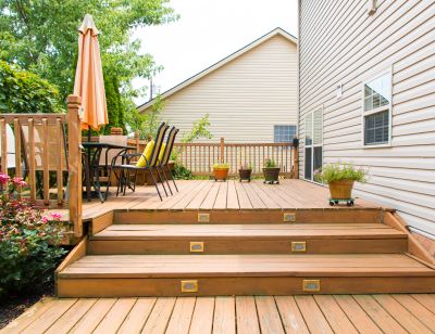 Finished Deck with Furniture